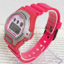 ★CASIO ILLUMINATOR デジタル 多機能 腕時計 ★カシオ イルミネーター LW-202H アラーム クロノ ピンク 稼動品 F5213_画像2