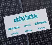 Alpha Tackle エイテック　アルファタックル　ホログラム　ステッカーシート　シール/海人_画像1
