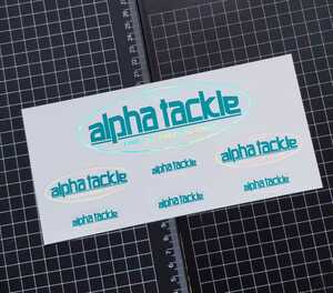 Alpha Tackle エイテック　アルファタックル　ホログラム　ステッカーシート　シール/海人