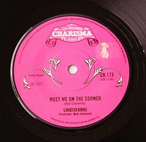 英7inch◆MEET ME ON THE CORNER / SCOTCH MIST～NO TIME TO LOOSE◆LINDISFARNE