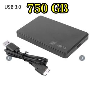 HDD 750GB 外付 ハードディスク 2.5 USB3.0