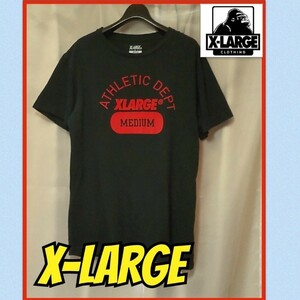 XLARGE エクストララージ アメカジ 半袖 Tシャツ カットソー 黒 赤