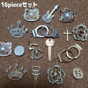 デコパーツ チャーム16pieceセット ハンドメイド資材