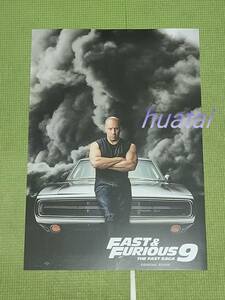 映画 ワイルド・スピード ジェットブレイク Fast & Furious 9 ドミニク・トレット ヴィン・ディーゼル A3告知ポスター 