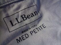 L.L.Bean エルエルビーン 半袖シャツ ボタンダウン　med petite　_画像4