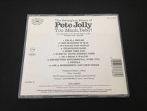 レア廃盤　オリジナル盤　ピート・ジョリー　PETE JOLLY　TOO MUCH BABY!　COL 477338 2_画像3