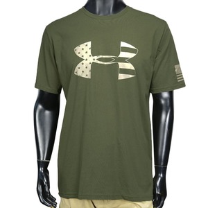 UNDER ARMOUR 半袖Tシャツ UA Freedom Tonal BFL T-Shirt [ マリーンオリーブドラブ / Sサイズ ] アンダーアーマー HeatGear ヒートギア