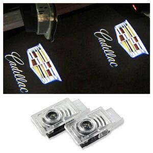  Cadillac LED Logo projector door courtesy lamp SRX ATS XT5 XTS original exchange type emblem Mark wellcome light 