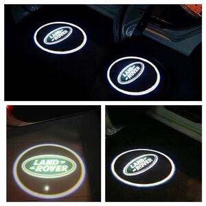 ランドローバー ロゴ カーテシ ランプ レンジローバー オーロラ フリーランダー 2 純正交換タイプ LED ウェルカムプロジェクター ライト