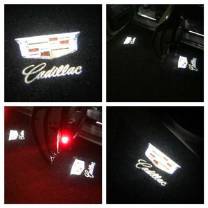 キャデラック LED ロゴ プロジェクター ドア カーテシ ランプ SRX ATS XT5 XTS 純正交換タイプ マーク ウェルカム ライト Cadillac