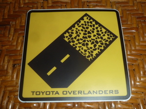 TOYOTA OVERLANDERS ステッカー トヨタ 北米 USDM タコマ タンドラ FJクルーザー fj サーフ プラド ハイラックス ランクル 60 70 80 185 16