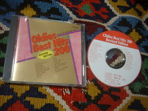 「デル・シャノン 悲しき街角」収録 オールディーズ・ベスト・ヒット・200 (CD)/ Oldies Best Hits 200 Revised Edition Vol.2 SEK-002　