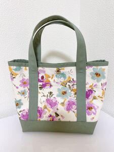 ハンドメイド トートバッグ 帆布