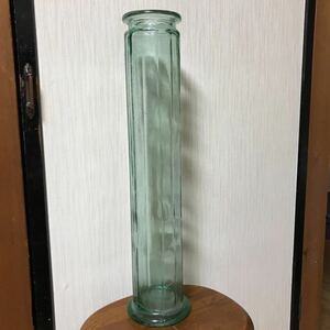 花瓶☆高さ 57.5 外径 11 底径13cm☆ガラス瓶☆大型