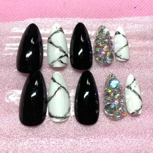 ネイルチップ ジェル ビジュー 付け爪