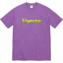 【新品未使用】 21AW 22 新作 新品 SUPREME シュプリーム SHREK TEE Tシャツ カットソー シュレック 半袖 PURPLE パープル 即決早い者勝ち_画像1