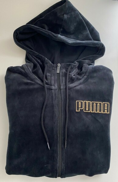 新品 プーマ PUMA Lサイズ スウェット フード ベロア ジャケット フーディー