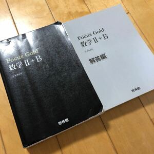 解答編付き Focus Gold 数学II+B (2+B) 新課程用 啓林館 フォーカスゴールド　大学受験　大学入試　送料無料