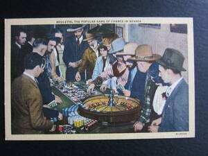 ラスベガス■ルーレット■ROULETTE,THE POPULAR GAME OF CHANCE■カジノ■ギャンブル■LAS VEGAS■1950's 