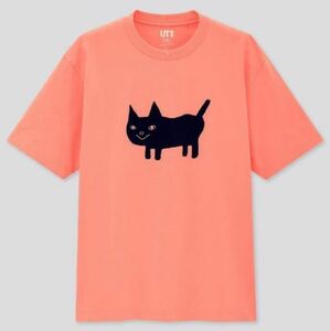 ★送料無料★レア物★新品★UNIQLO(ユニクロ)× 米津玄師 UT グラフィックTシャツ　ピンク 黒猫　XXSサイズ