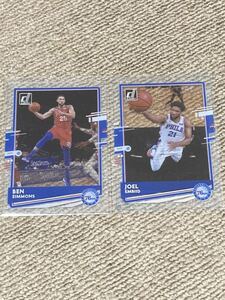 Panini NBA clearly donruss 2020-21 ben simmons Joel embiid ベースセット