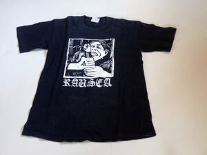 ULTIMO RAUSEA Tシャツ GISM GAUZE LIP CREAM ENT HERESY DISCHARGE RIPCORD PUNK HARDCORE CRUST パンク ハードコア クラスト