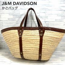 レア　J&M DAVIDSON かごバッグ　ハンドバッグ_画像1