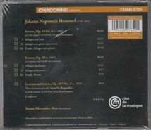 [CD/Chaconne]フンメル:ピアノ・ソナタ変ホ長調Op.13-6&ピアノ・ソナタヘ短調Op.20他/S.A-マックス(p) 2008.2_画像2