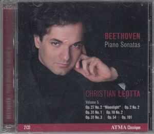 [2CD/Atma]ベートーヴェン:ピアノ・ソナタ第2,6,14,16,18,22&28番/C.レオッタ(p) 2012