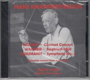 [CD/Livign Stage]モーツァルト:クラリネット協奏曲イ長調K.622他/W.シュレーダー(cl)&H.クナッパーツブッシュ&ミュンヘンPO 1962.1.6