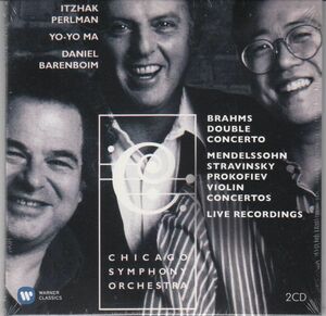 [2CD/Warner]メンデルスゾーン:ヴァイオリン協奏曲ト短調Op.64他/I.パールマン(vn)&D.バレンボイム&シカゴ交響楽団 1993-1996