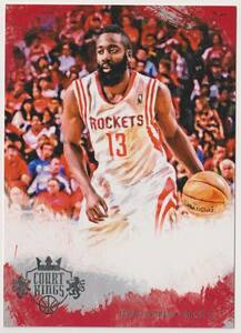 NBA JAMES HARDEN 2013-14 PANINI Court Kings 5x7 Box Topper BASKETBALL CARD 127x178mm 2L size ROCKETS ジェームズ・ハーデン