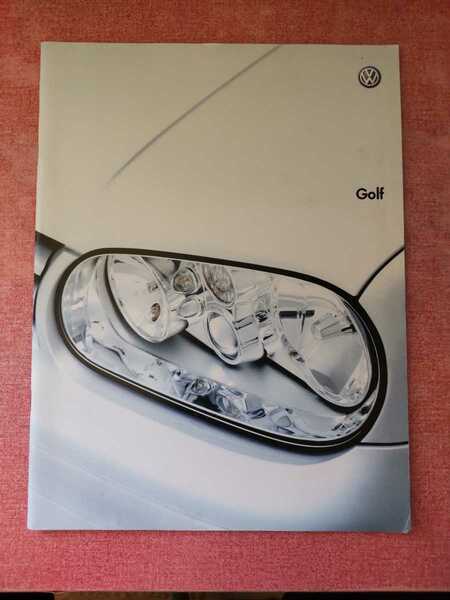 2001年7月 フォルクスワーゲン ゴルフ（GF-1JA型）カタログ