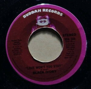 Soul/Funk◆カンパニースリーヴ◆Black Ivory - Love Won't You Stay / Daily News (Instrumental)◆7inch/7インチ/試聴可/超音波洗浄