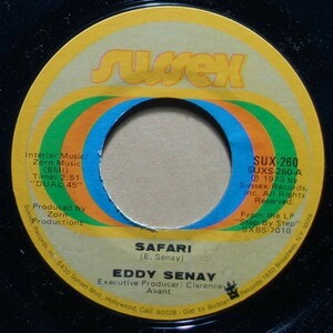 Funk◆アルバム「Step By Step」からのカット◆Eddy Senay - Safari / Sarko East◆7inch/7インチ/試聴可/超音波洗浄