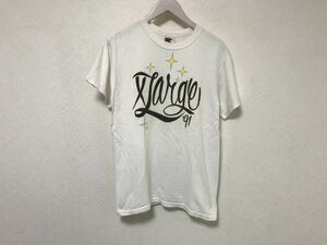 本物エクストララージXLARGEコットンロゴプリント半袖Tシャツ旅行トラベルメンズ白ホワイトストリートSアメリカ製