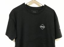 本物ソフエフシーレアルブリストルSOPH F.C.Real Bristolロゴワッペンコットン半袖Tシャツ旅行トラベルメンズSストリート黒F.C.R.B._画像2