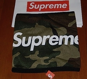  new goods half tag shopa-Supreme fleece neckgaiter camouflage processing Supreme neck warmer North Face box logo neck gator 