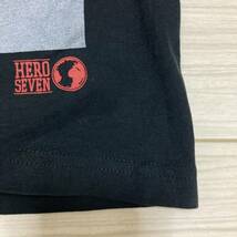 HERO SEVEN◆スティーブ マックイーン◆Gulf レーシング Tシャツ S 黒 ブラック ドライバー Steve McQueen フランスデザイン_画像6