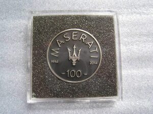 【新品/非売品】マセラティ 記念メダル 100th Anniversary 専用封筒付き