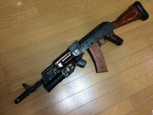 ジャンク LCT AK74 実物 ウッド ハンドガード ストック マガジン カスタム D-boy GP25 グレネードランチャー ロシア ソ連 AKM GHK AKS 74