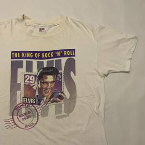 ‘92 ELVIS PRESLEY バンド Tシャツ 80s L バンT / アート Led Zeppelin Rolling Stones AC/DC Slayer Metallica Nine Inch Nails 90s