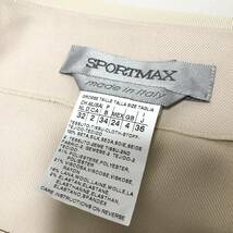 美品 イタリア製 MAXMARA SPORTMAX シルク スカート マックスマーラ36 ブラック 2107HN-3-3*/#15_画像3