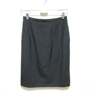 Christian Dior skirt 11 Vintage black black lady's Dior 2108HN-5-3*/#8