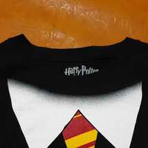 ハリーポッター ホグワーツ 制服 グリフィンドール プリント Tシャツ ケープ付 ブラック Lサイズ メキシコ製 HarryPotter GRYFFINDOR_画像5