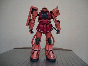 1/144RG ＭＳ06S　ZAKUⅡ（シャー専用）の完成品