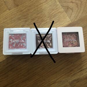ミシャ グリッタープリズムシャドウGCR01マーブルGPK03 2色セット