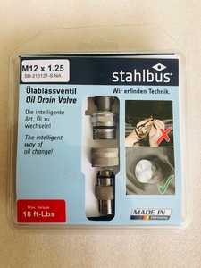 スズキ用　STAHLBUS エンジンオイル簡易交換ドレインボルト　M12x1.25