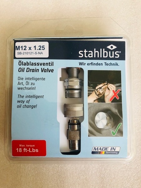 スズキ用 STAHLBUS エンジンオイル簡易交換ドレインボルト M12x1.25