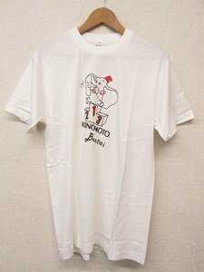 k4876: unused rare? Ajinomoto × Dumbo collaboration short sleeves T-shirt /L made in Japan / Disney :35